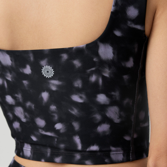 上下セット】Uシェイプスムースクロップドタンク＆ハイライズスリム