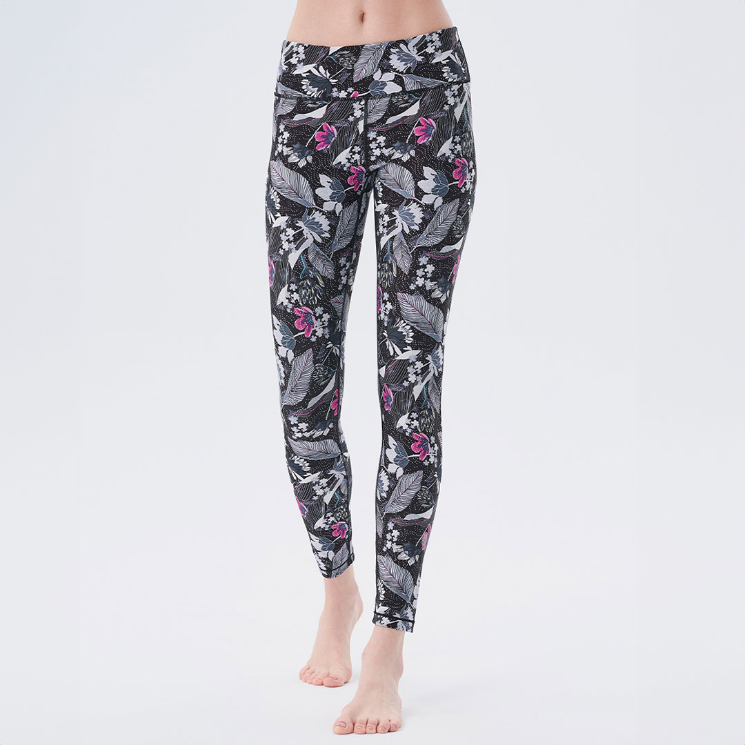 SALE 30%OFF】ツイッギーコアパンツ／アフリカンブーケブラック