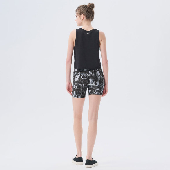 SALE 30%OFF】ラウンドネックノースリーブクロップドタンク