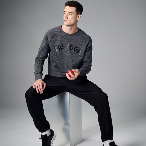 SALE 30%OFF】ユニセックスロゴロングスリーブ／Mブラック