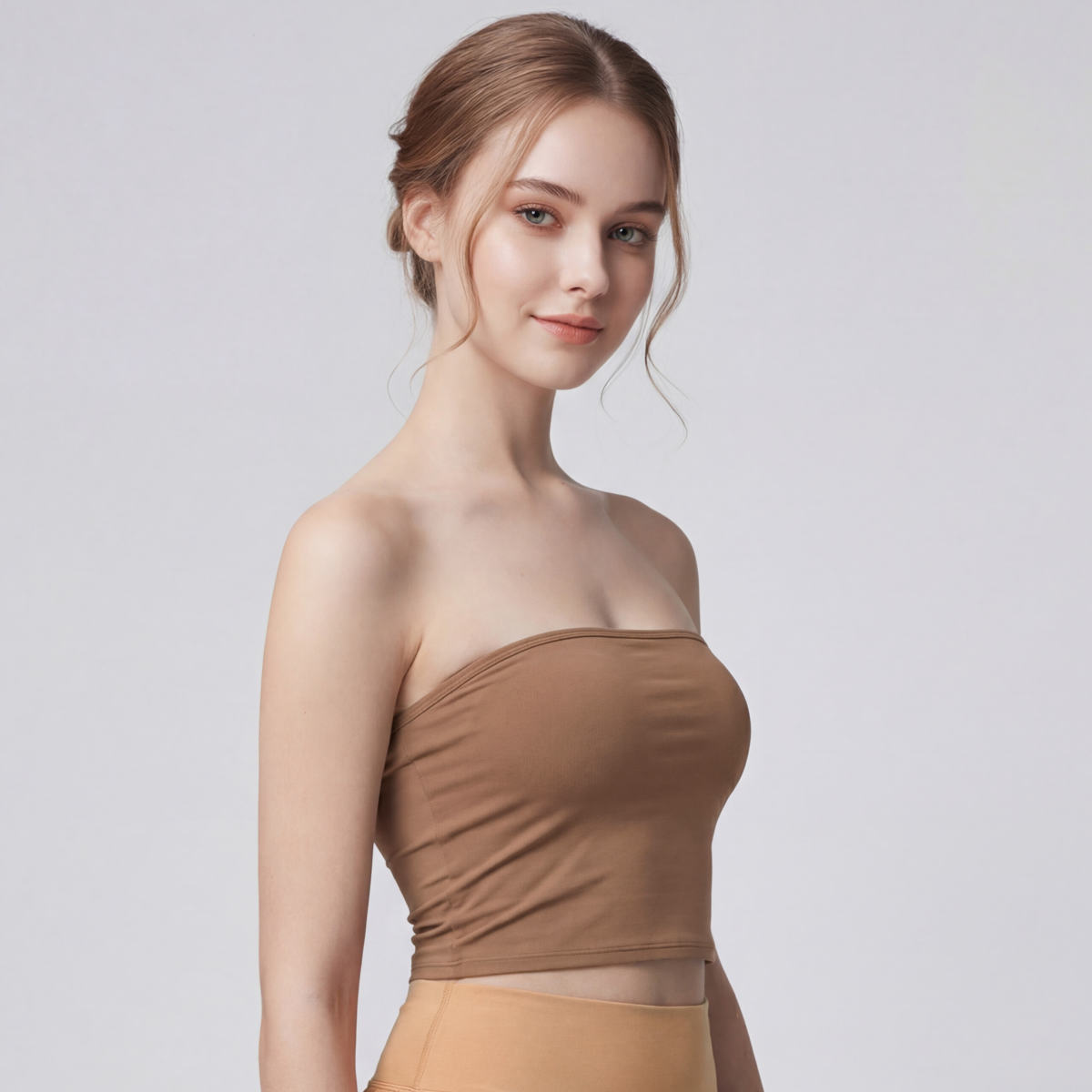 予約】キューピッドチューブトップ／ココア |イージーヨガ通販