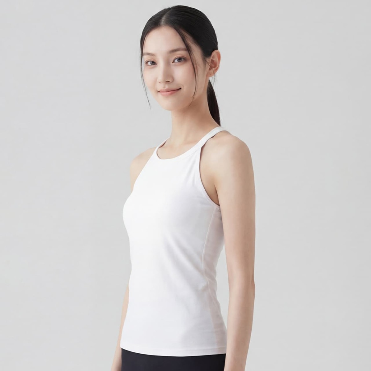 INVEL インベル タンクトップ　ヨガ　ダンス　ランニング　トレーニング ヨガ ロング タンクトップ / Yoga Long Tank Top （black） -Reebok