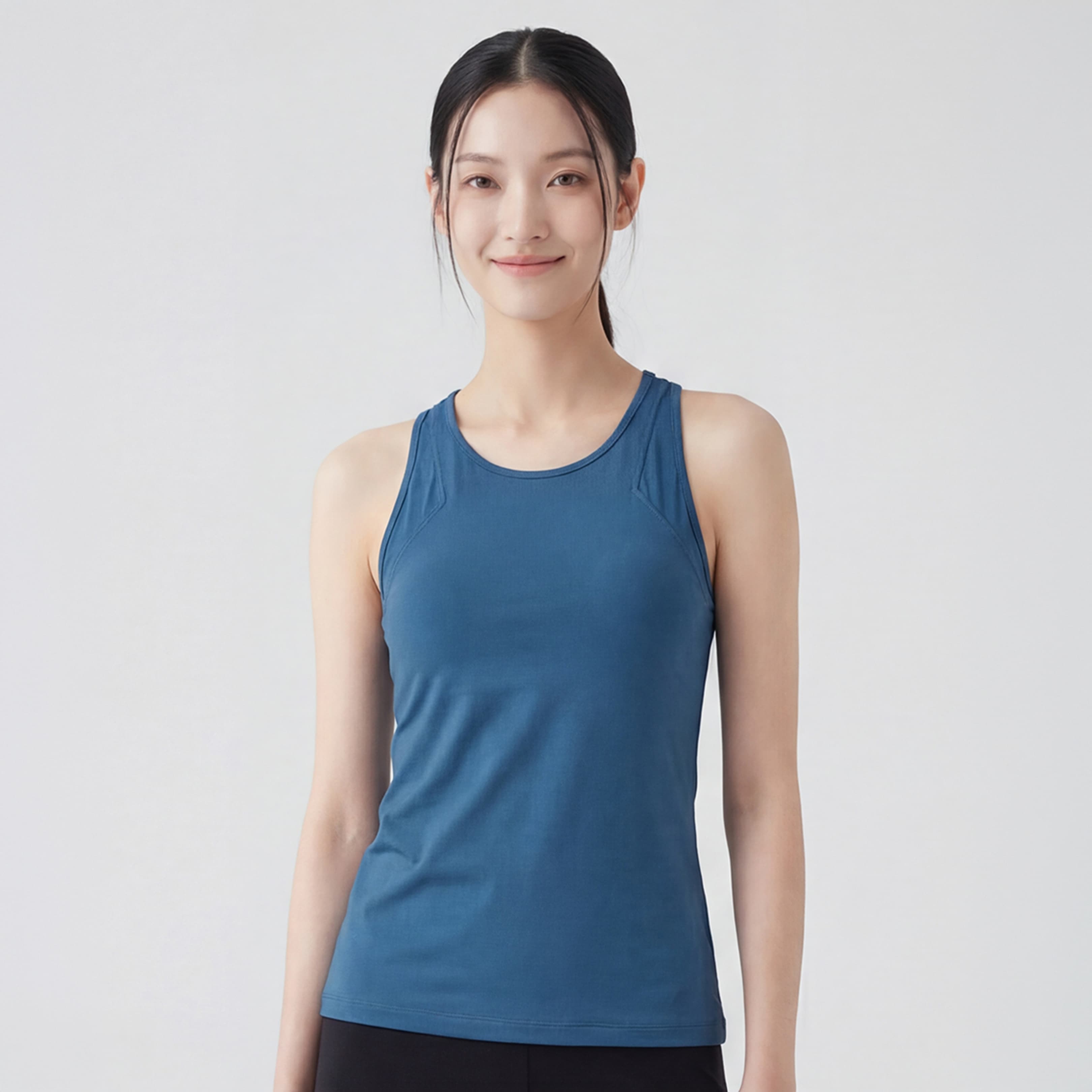 イージーヨガ　easyoga バイユアサイドタンク 6M バイユアサイドタンク／ネイビーブルー |イージーヨガ通販