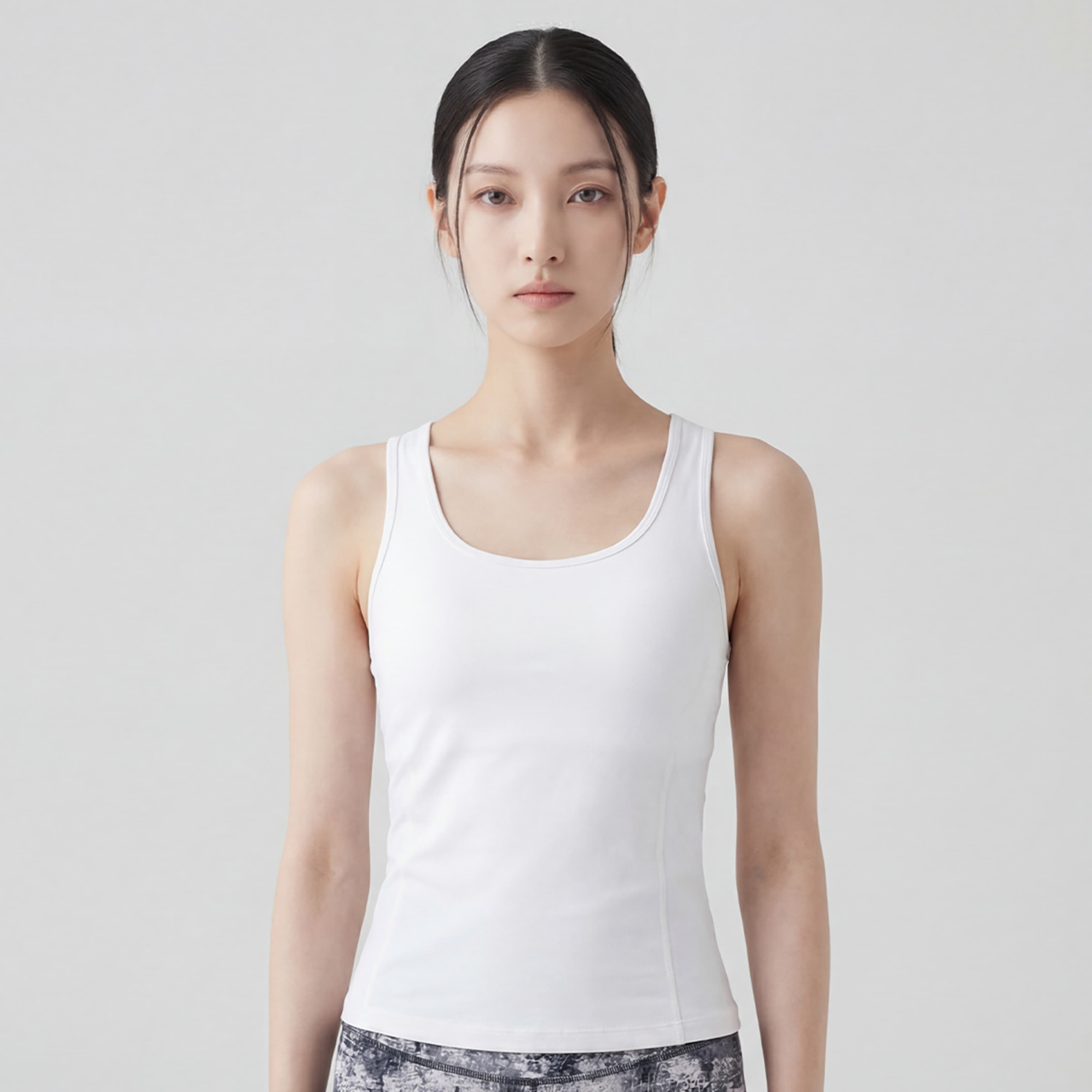 Linda Works タンク ヨガウェア ホワイト Linda Works リンダワークス
