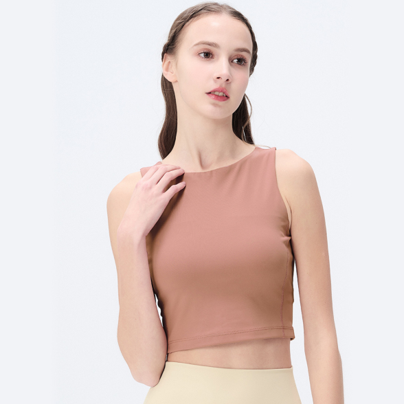 easyogaイージーヨガ ベースホルターネックタンク ダスティローズ