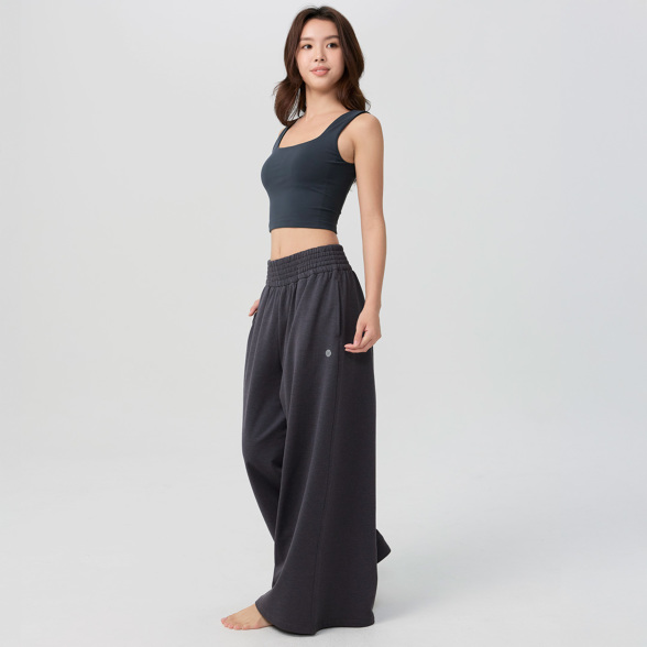 Uシェイプスムースクロップドタンク／ネイビー |イージーヨガ通販