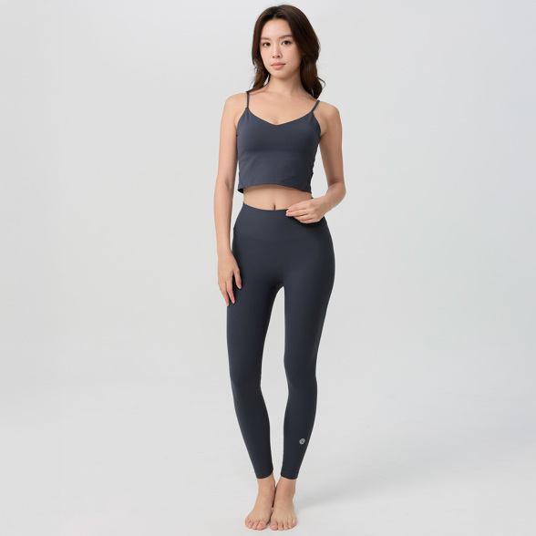 パンパーストラッピークロップドタンク／ネイビー |イージーヨガ通販