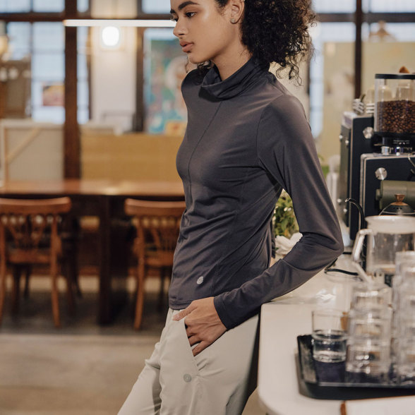 ライフスタイルコンフィーパンツ／ライトカーキ |イージーヨガ通販