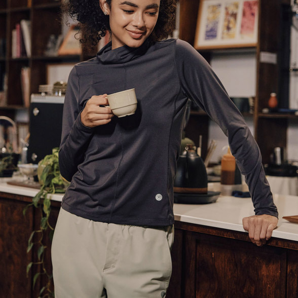 ライフスタイルコンフィーパンツ／ライトカーキ |イージーヨガ通販