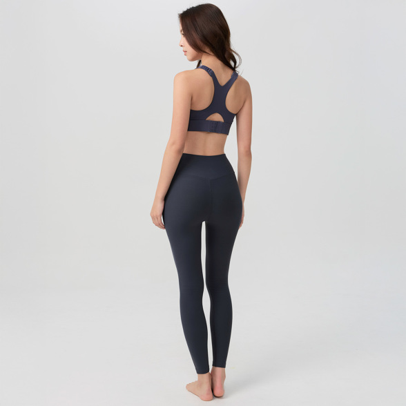 ハイライズシェイプクロップドパンツ／ネイビー |イージーヨガ通販